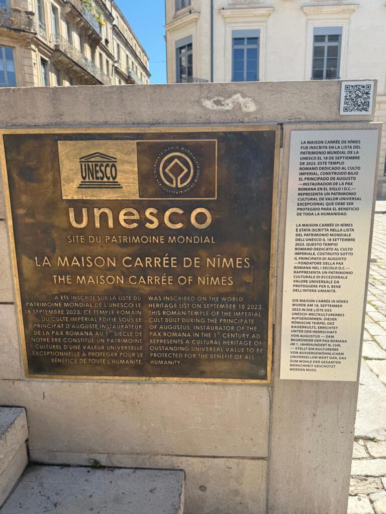 Schild UNESCO Welterbe